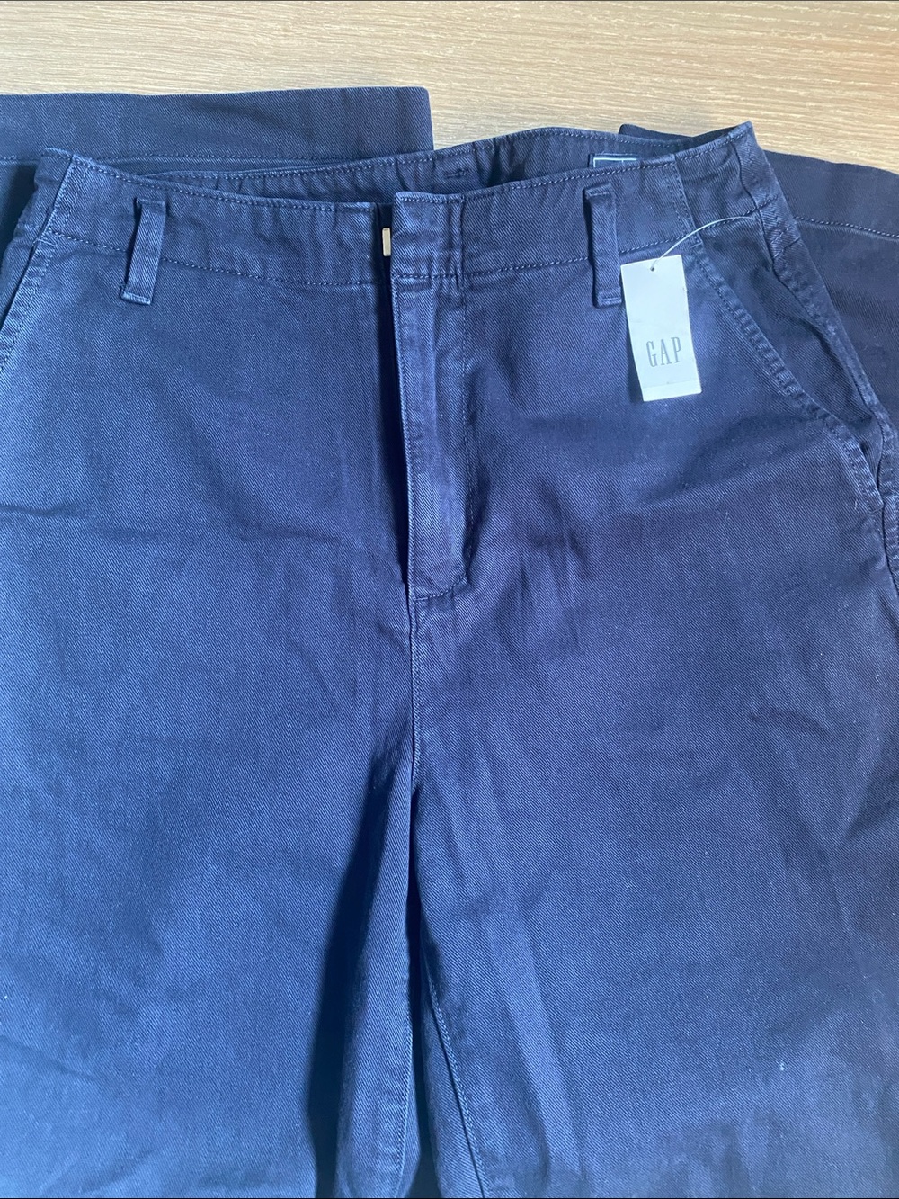 GAP Women’s Navy Blue Chino Pants Loose Khaki